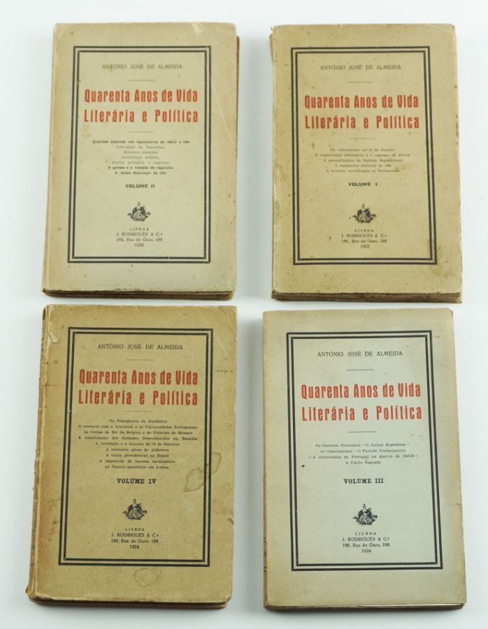 Quarenta Anos de Vida Literária e Politica