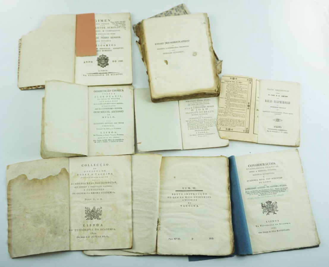Folhetos Medicina sec XVIII e XIX