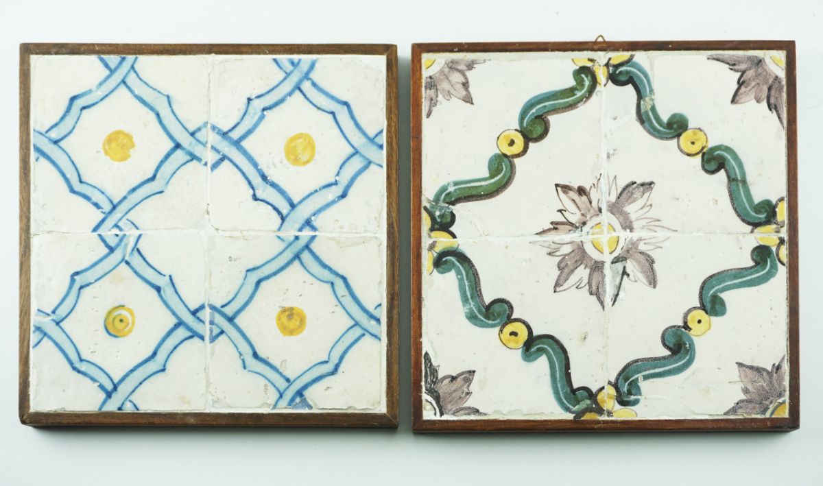 2 Painéis de 4 Azulejos