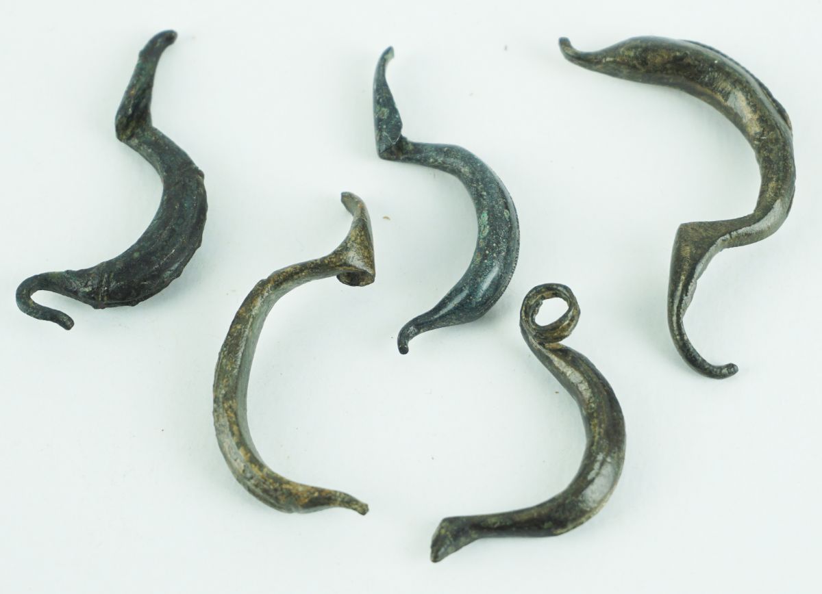 5 Fíbulas do tipo La Téne I. Sécs. VIII a III a.C.