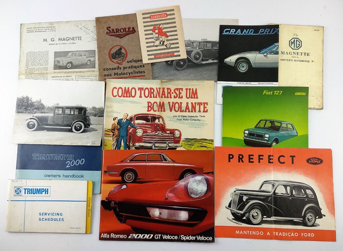 Catálogos automóveis e motas