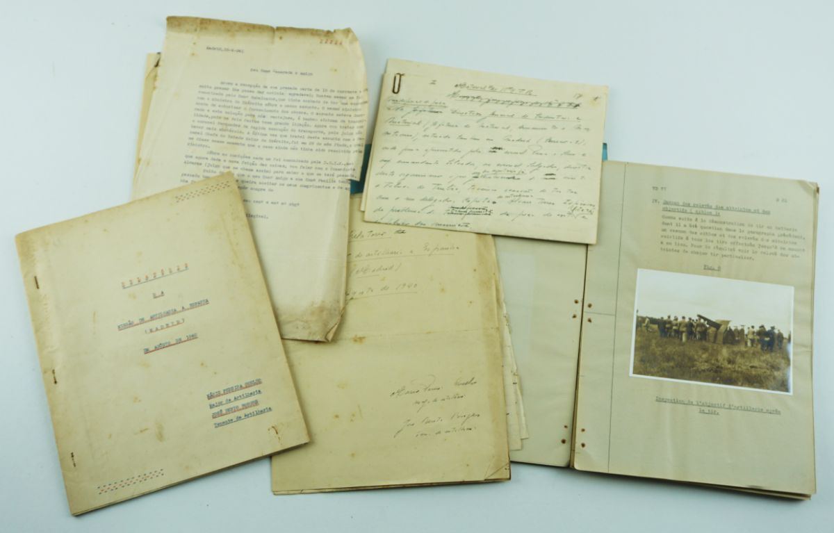 Catalogo Militar armamento – manuscrito