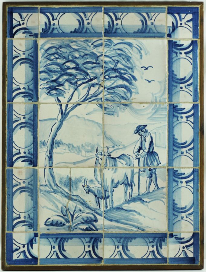 Painel de azulejos