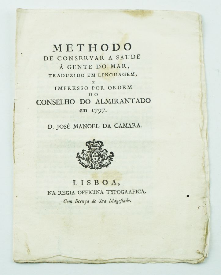 Methodo de Conservar a Saude à Gente do Mar - 1797