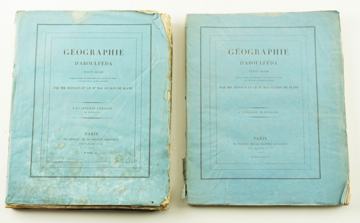 Géographie D'Aboulfeda - 1837 - 1840