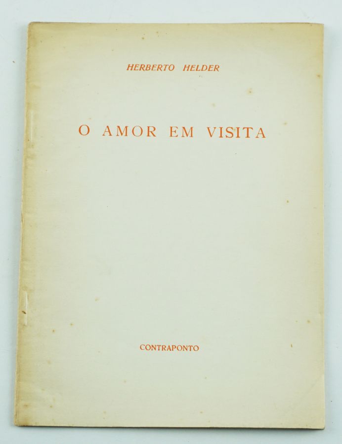 Herberto Helder - Primeiro livro do autor