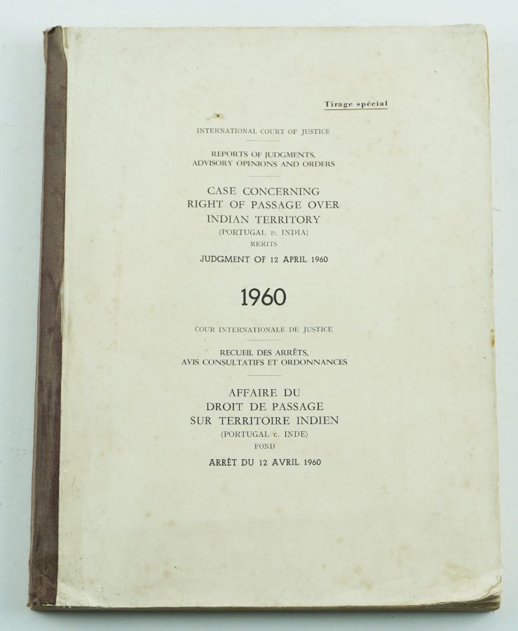 Direito de Passagem Sobre o Território Indiano