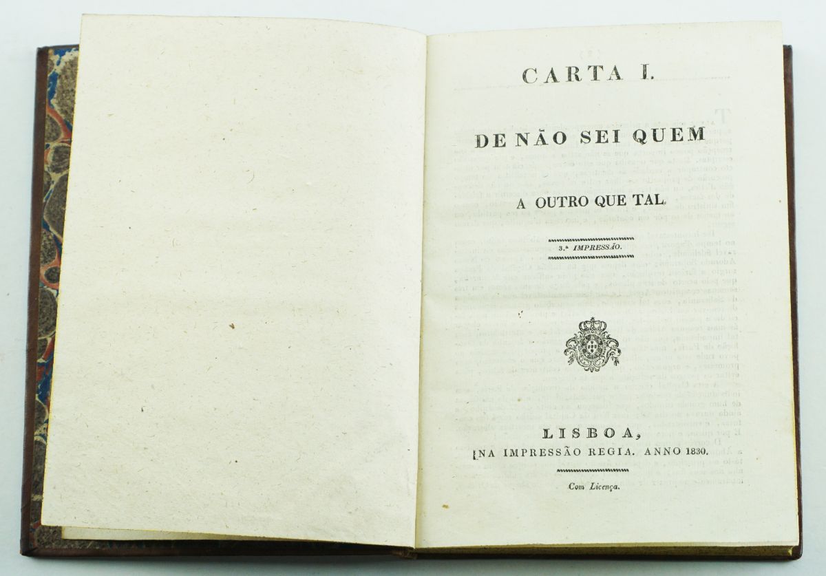 Rara publicação periódica miguelista (1830)
