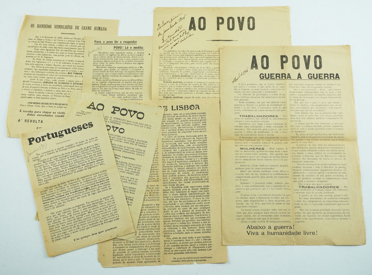 Grande Guerra – propaganda contra a participação de Portugal