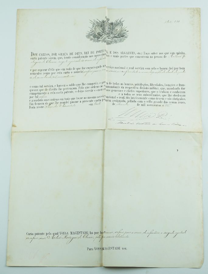 Carta patente de D. Carlos (1903)