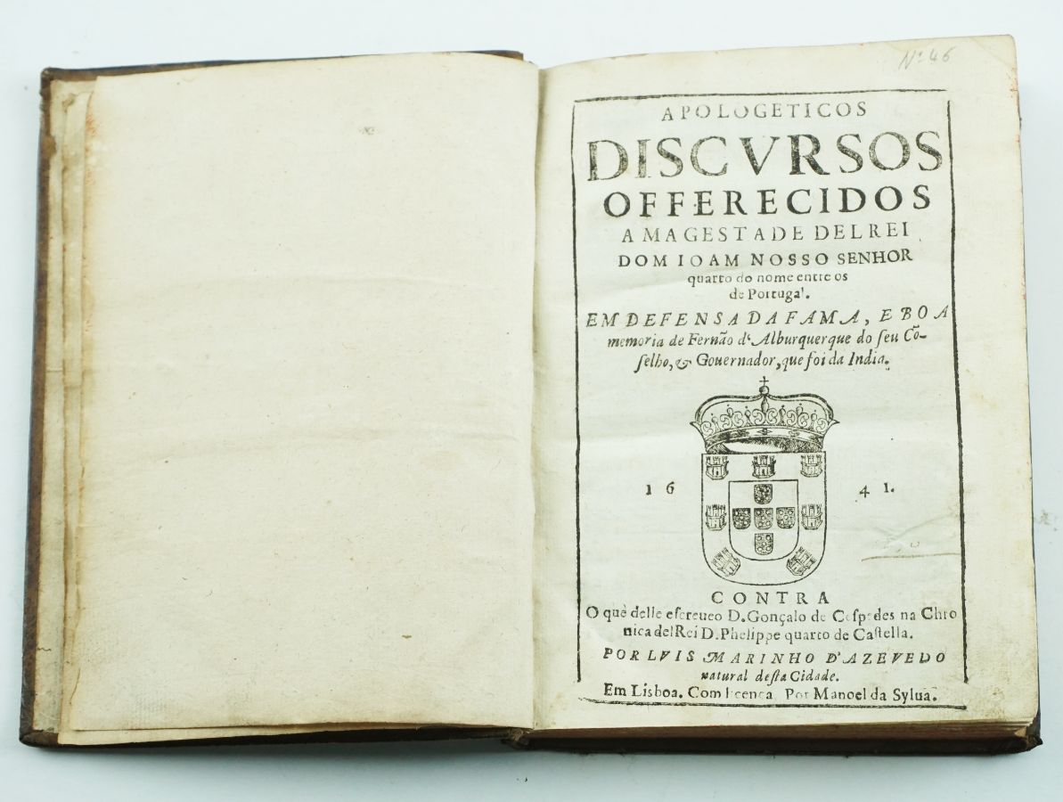 RARO LIVRO SOBRE OS PORTUGUESES NA ÍNDIA- 1641
