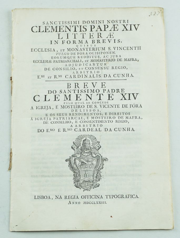 Monteiro de São Vicente de Fora (1773)