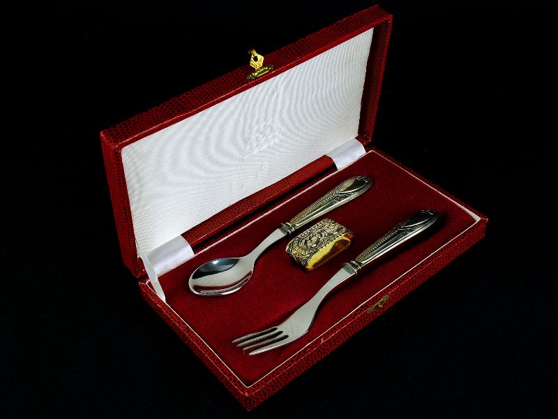 Conjunto Colher, Garfo e Argola