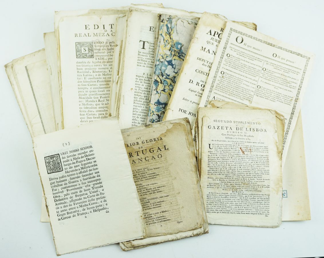 Publicações diversas Portuguesas sec XVII e XVIII