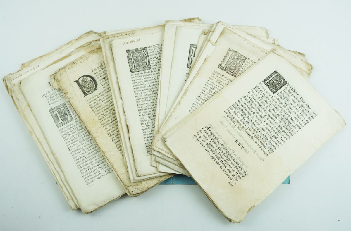 Alvarás / Editais sec XVII e XVIII