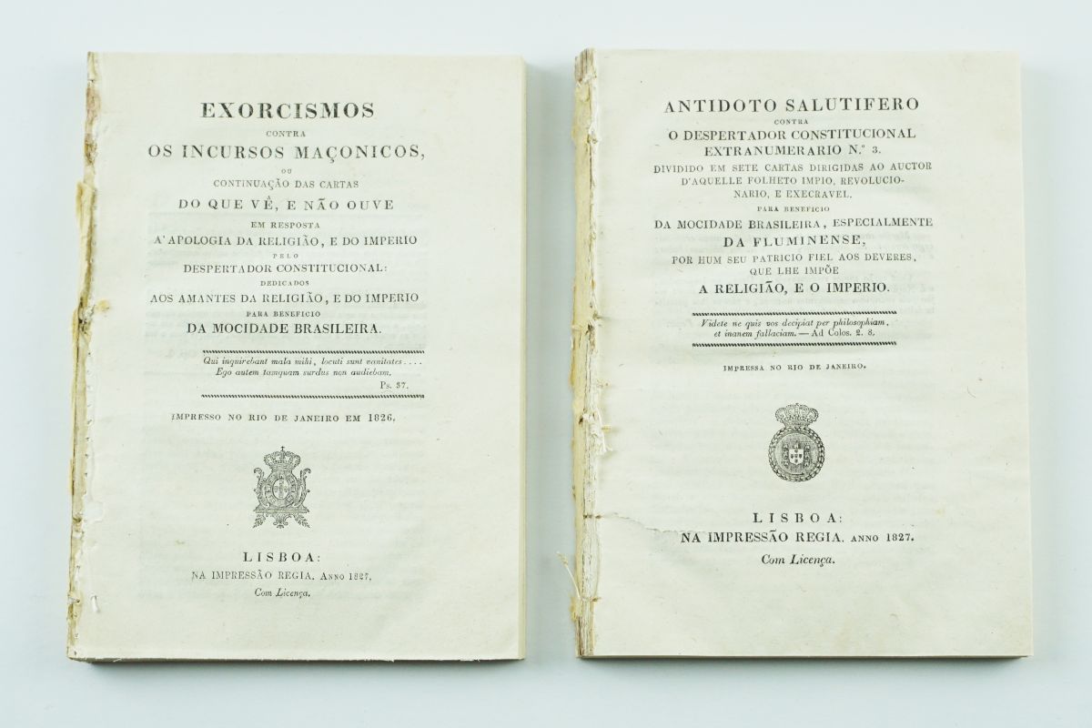 Obras antimaçónicas de autor brasileiro (1827)