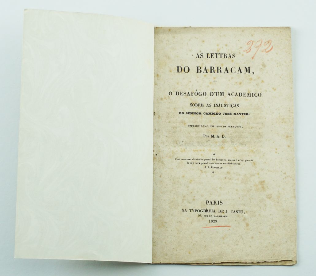 As Letras do Barracão (1829)