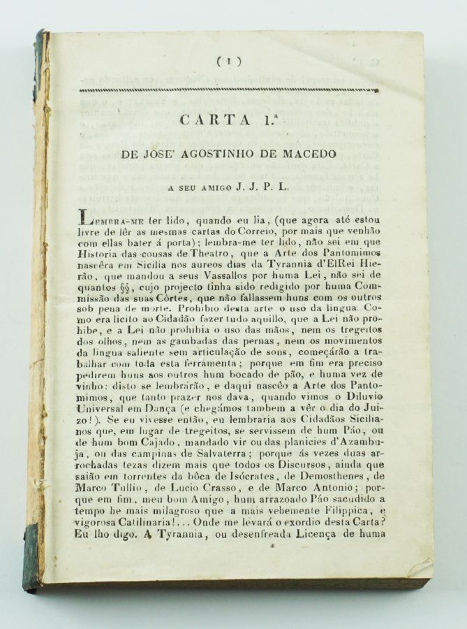 Rara publicação periódica absolutista (1827)