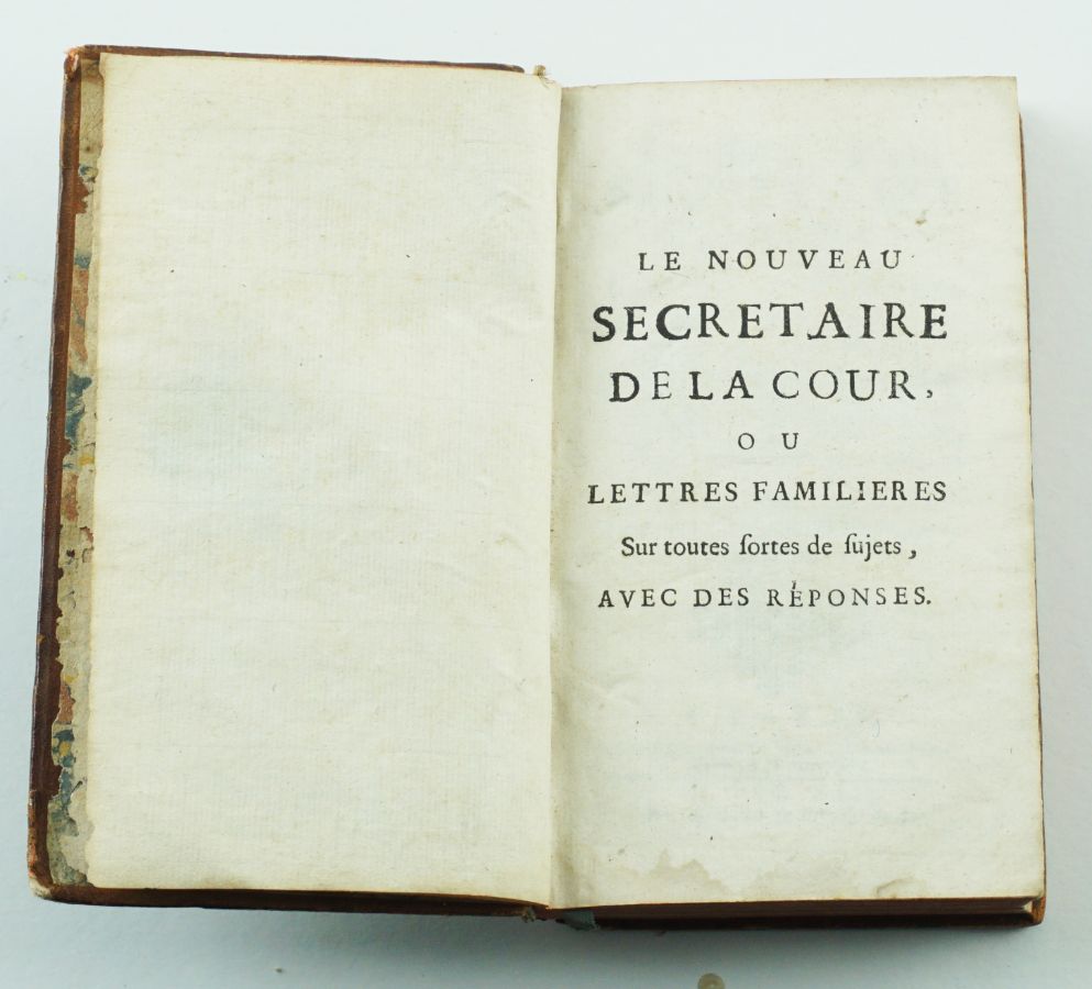 Manual epistolar francês (1742)