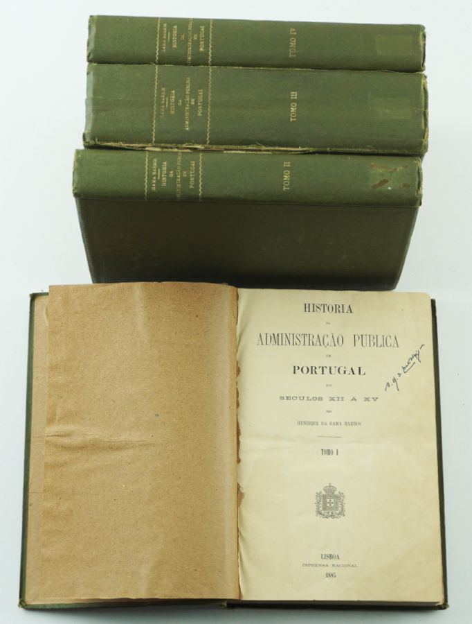 História da Administração Pública em Portugal – 1ª edição 1885