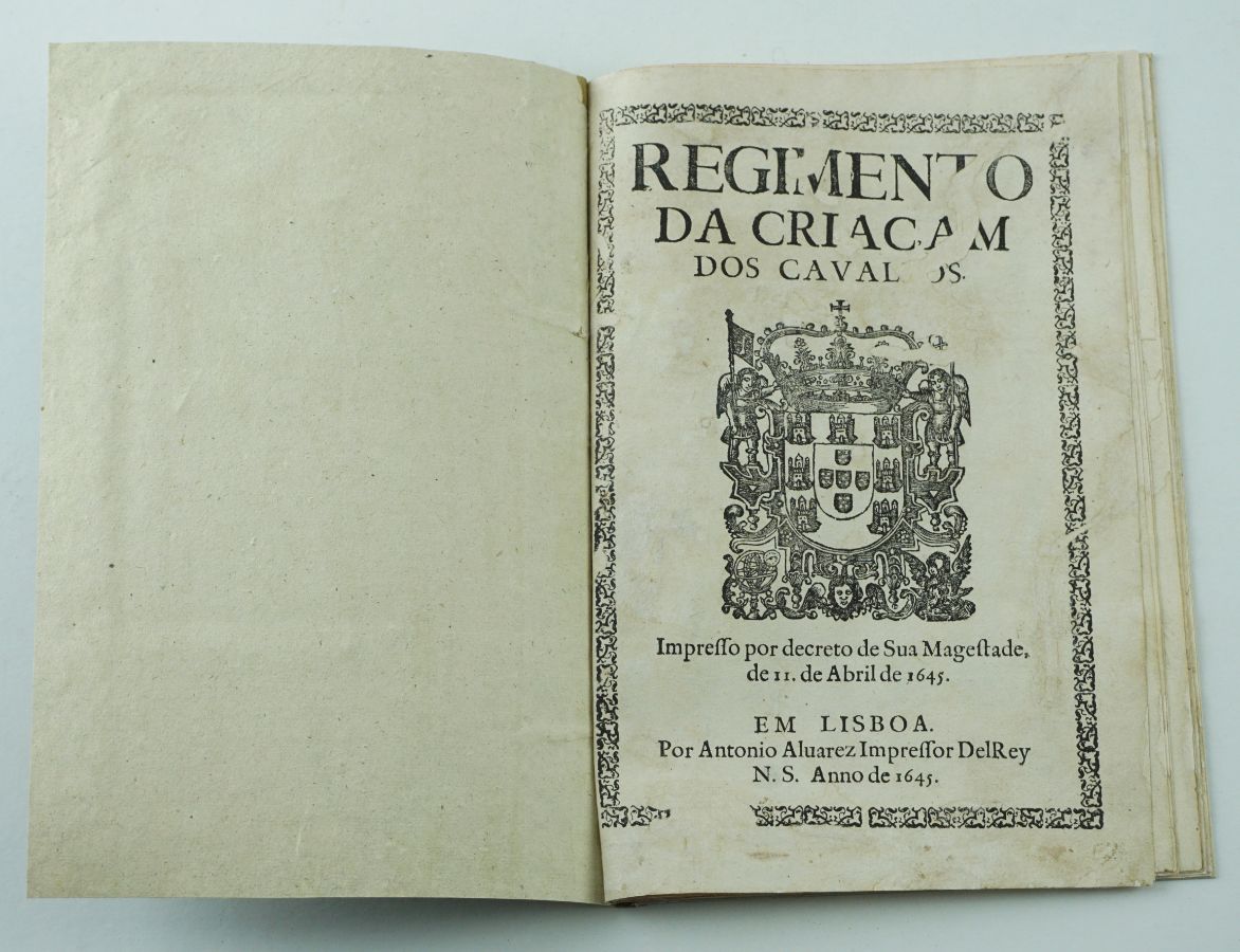 Regimento da Criaçam dos Cavalos 1645