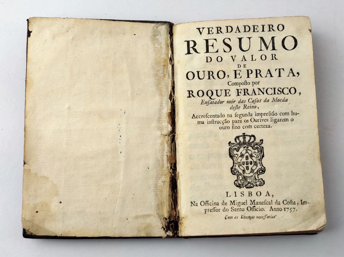 Verdadeiro Resumo do Valor de Ouro e Prata – 1757
