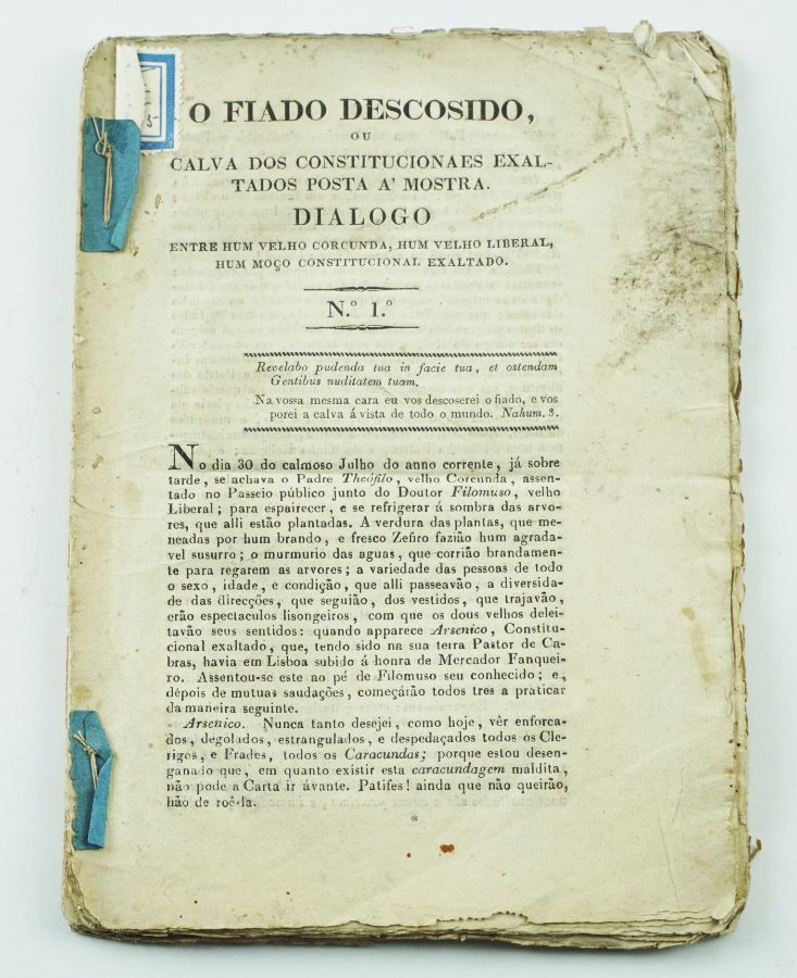 O Fiado Descosido – Publicação Periodica Sec XIX