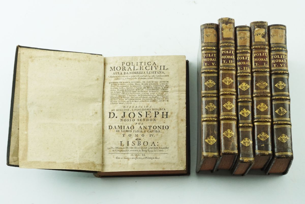 Politica Moral , E Civil Aula de Nobreza Lusitana – 1749