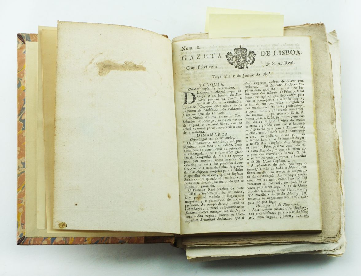 Gazeta de Lisboa sob ocupação francesa (1808)