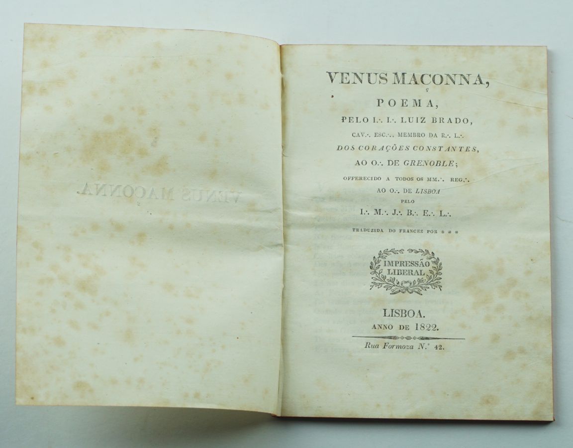 Vénus Maçona – Um poema sobre a Maçonaria Feminina (1822)