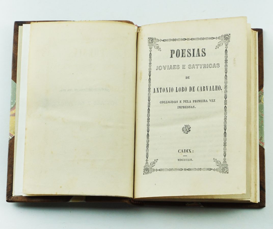 Edição clandestina das obras eróticas de Lobo de Carvalho (1852)