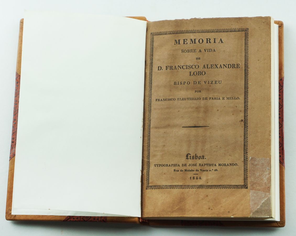 Memória sobre a Vida de D. Francisco Alexandre Lobo (1844)