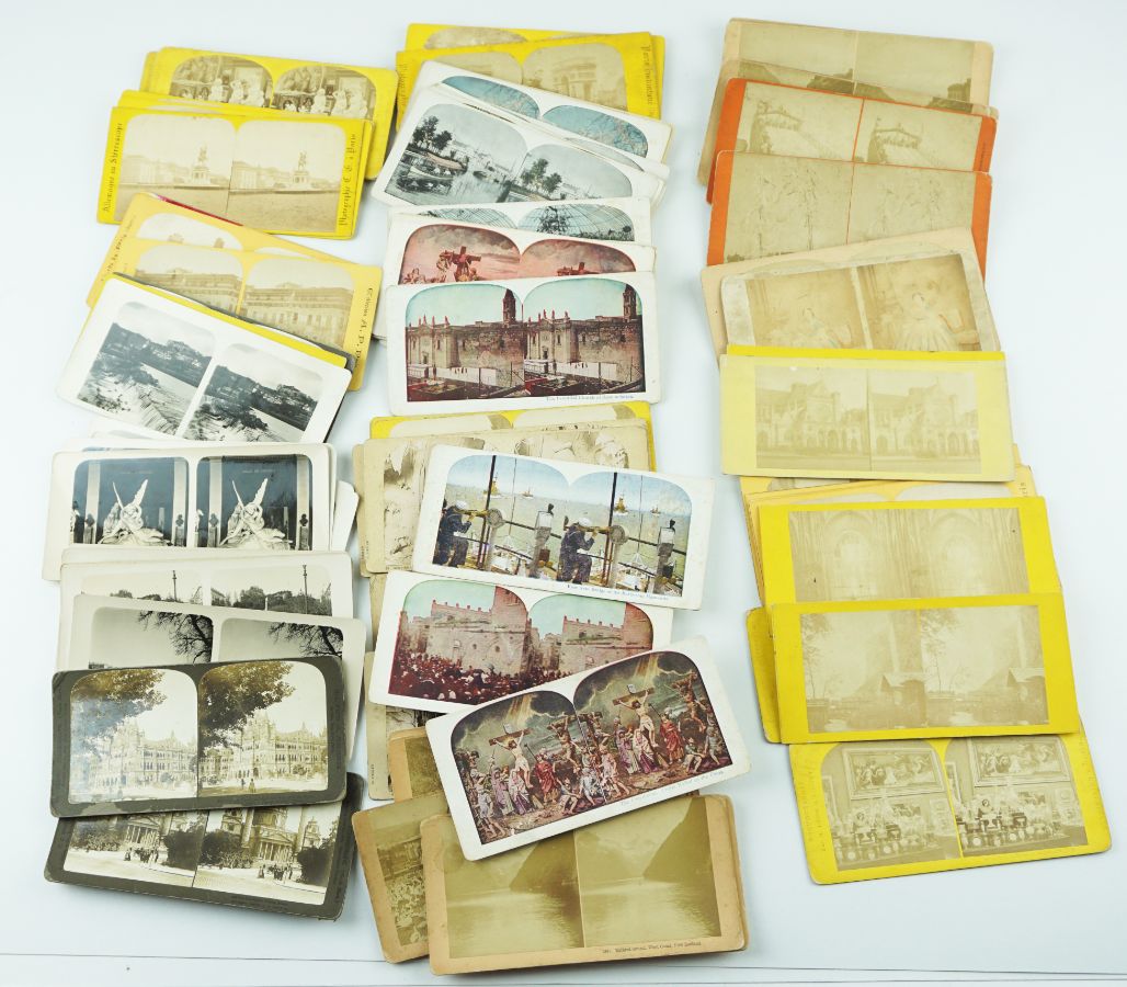 89 Fotografias duplas para estereoscópio