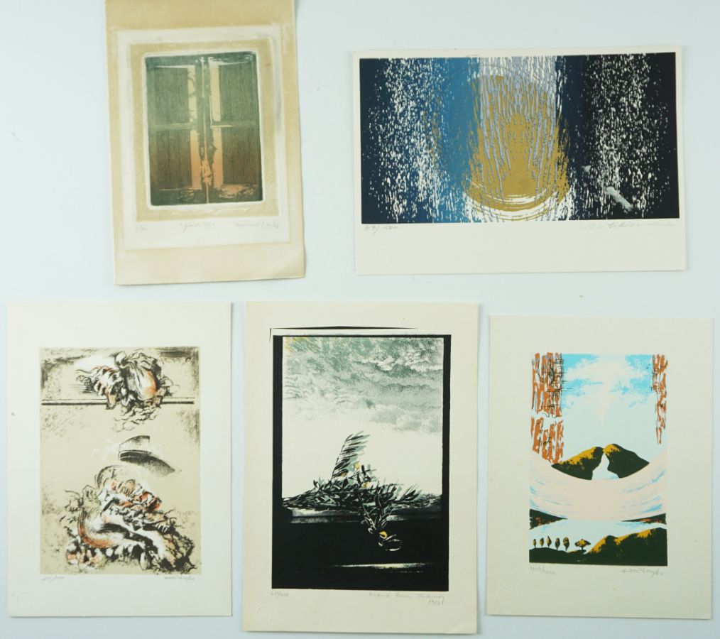 5 Serigrafias diversas