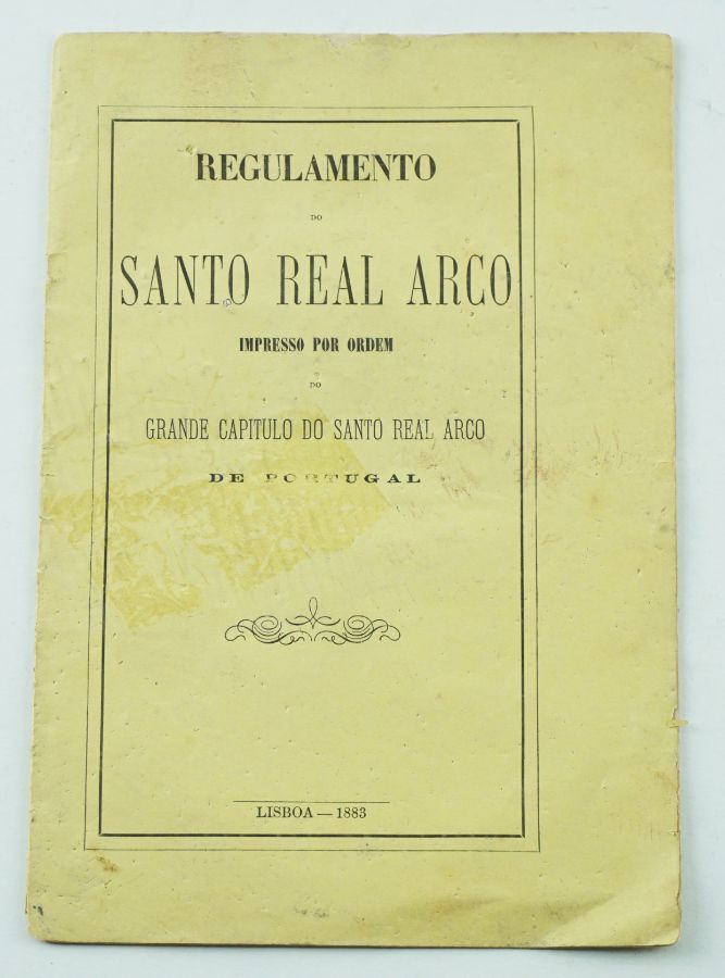 Regulamento do Santo Real Arco, 1883