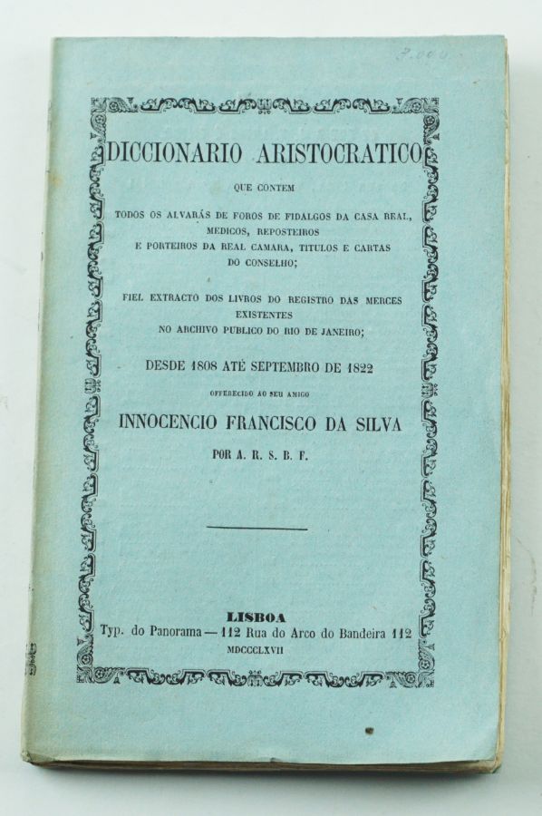 Sanches de Baena – Dicionário Aristocrático (1867)