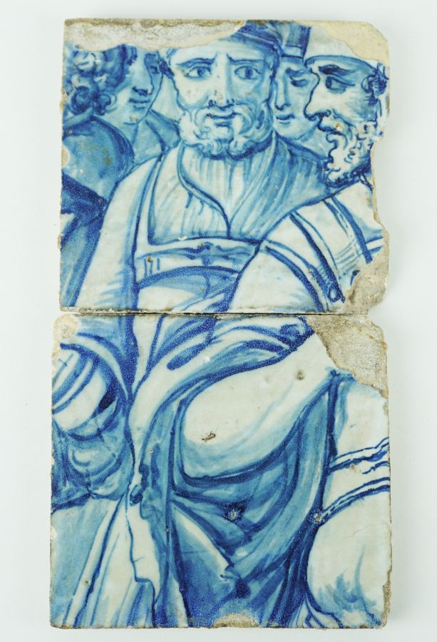 Conjunto de 2 Azulejos do séc. XVIII