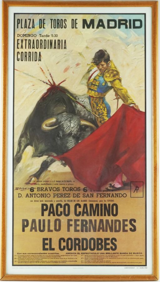 Cartaz Tauromáquico