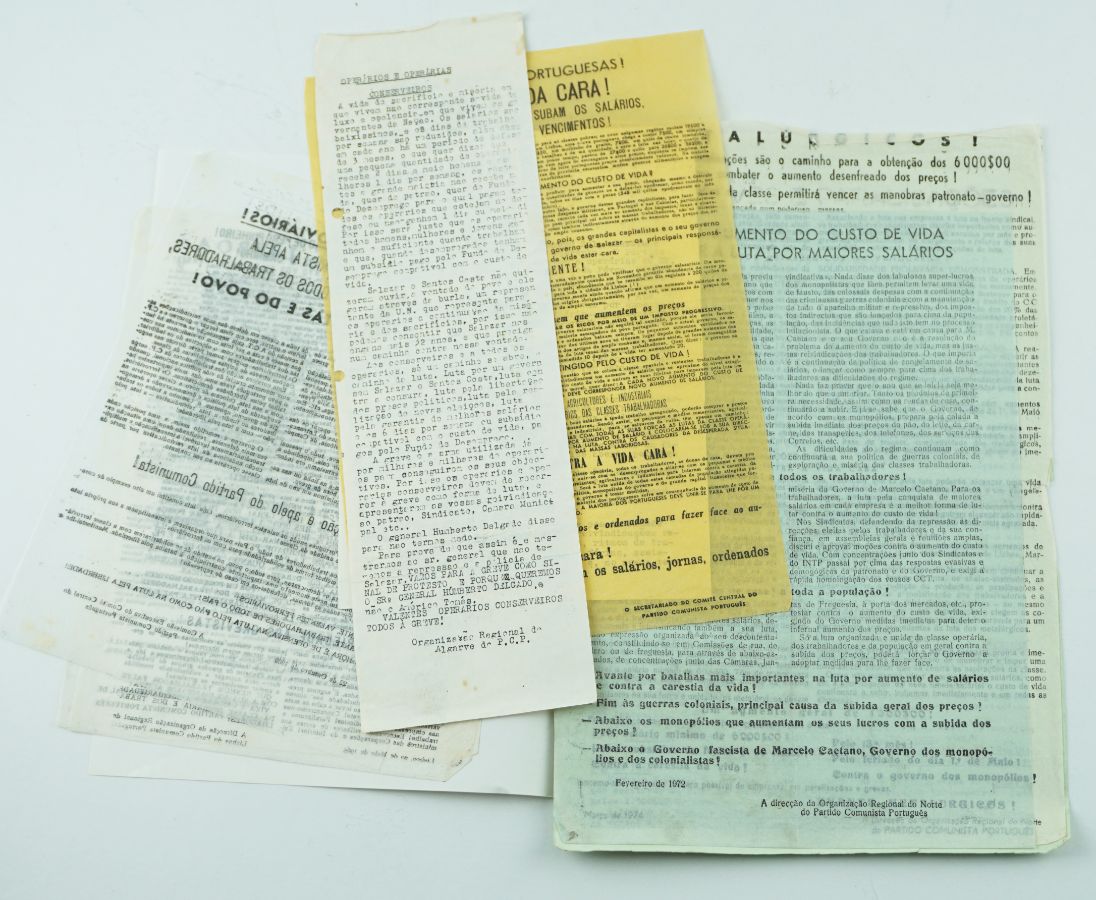 Partido Comunista Português - panfletos clandestinos