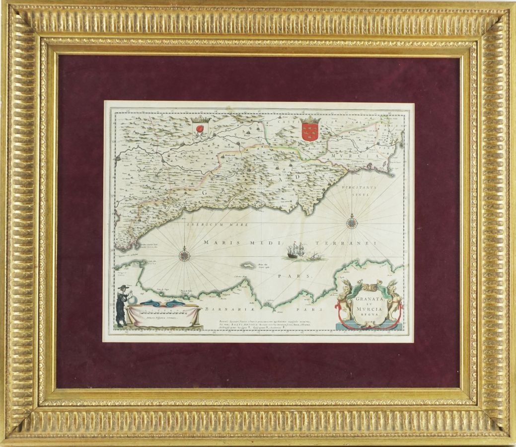 Mapa Granata et Murcia Regna