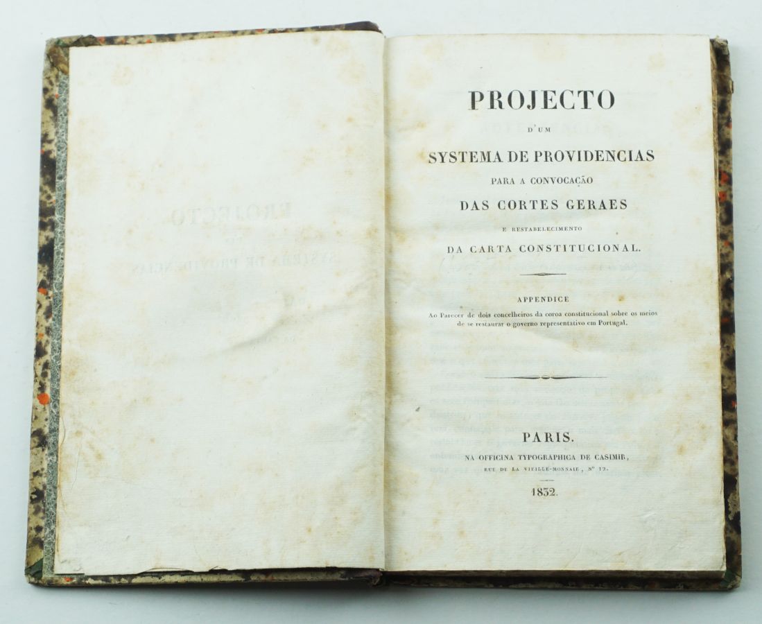 Obra fundamental de Silvestre Pinheiro Ferreira (1832)