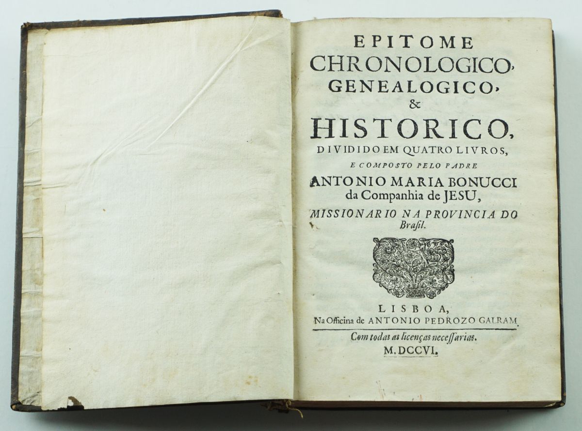 António Maria Bonucci - Epitome Chronológico, Genealógico e Histórico (1706)