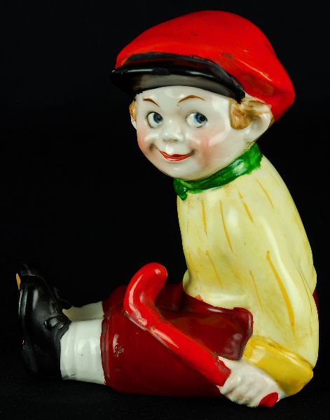 Pequeno Golfista em Faiança