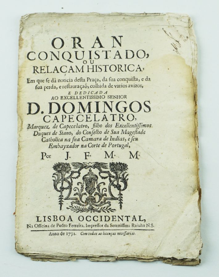 Oran Conquistado, ou Relaçam Histórica,1732