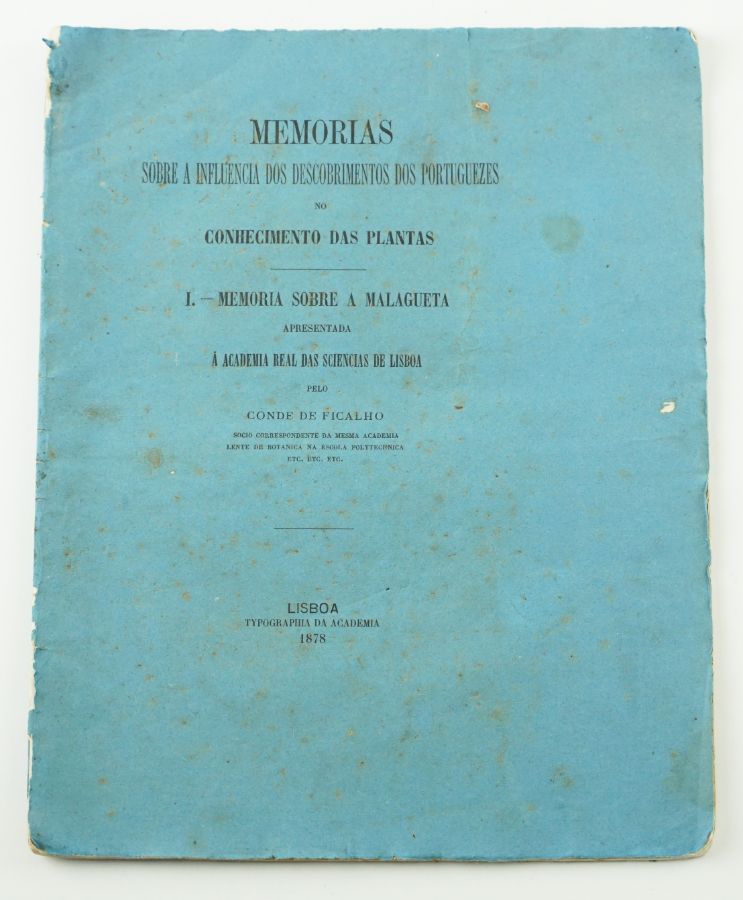 Memória sobre a Malagueta (1878)