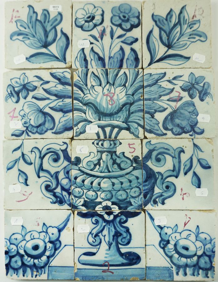 Painel de 12 Azulejos