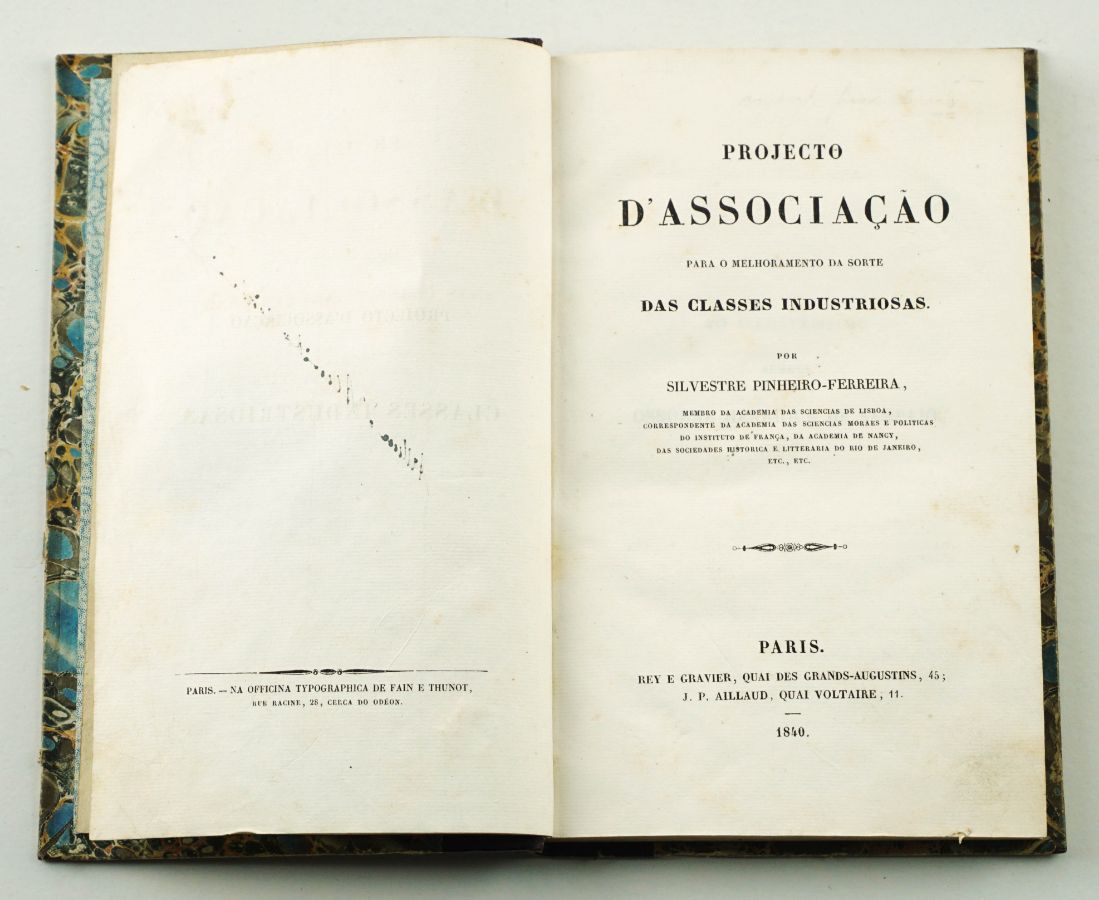 Obra pioneira de Silvestre Pinheiro Ferreira sobre questões sociais