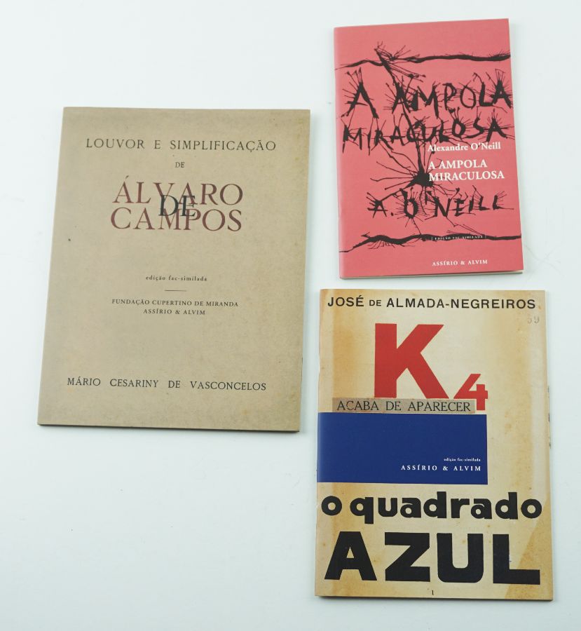 Conjunto de Manifestos / obras em Fac Simile