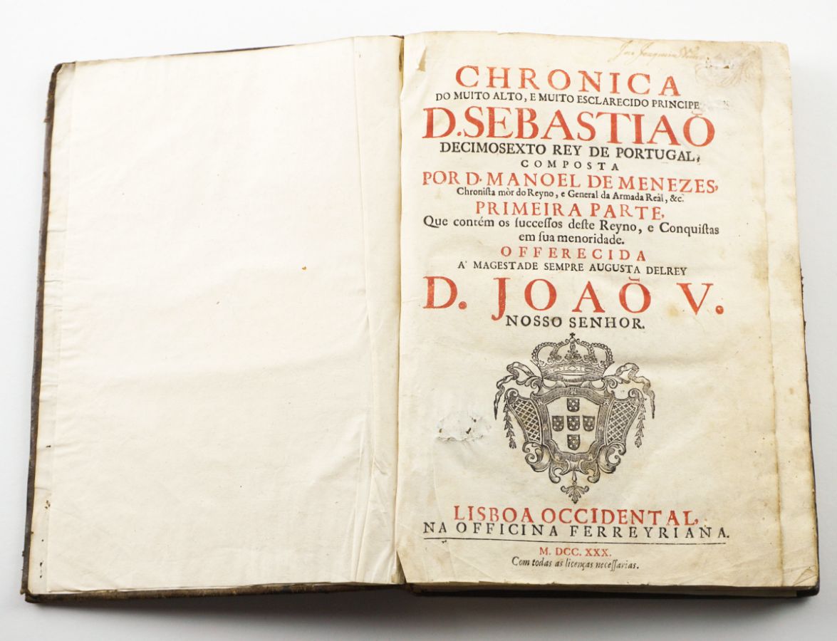 Chronica de D. Sebastião (1730)