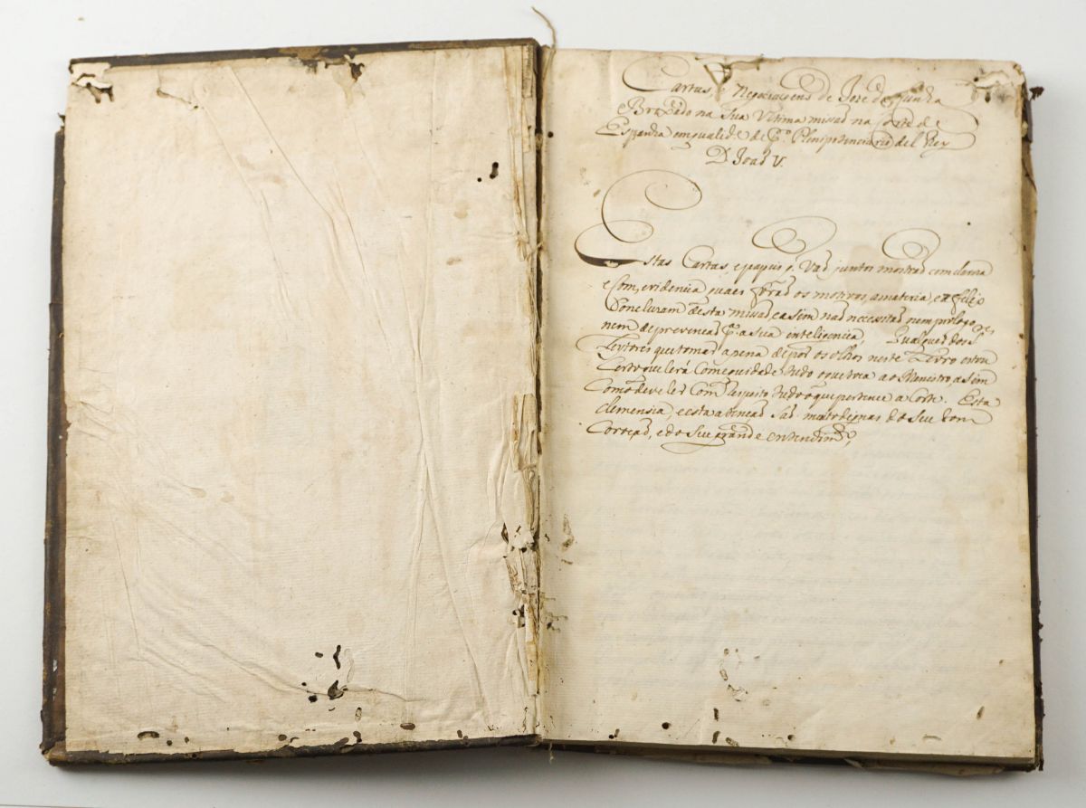 José da Cunha Brochado. Importante manuscrito. 1725.